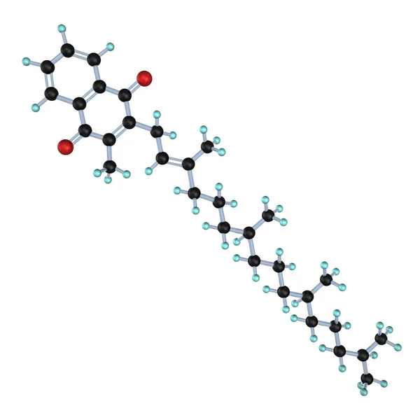 Molécula Phylloquinone Vitamina K1 — Foto de Stock