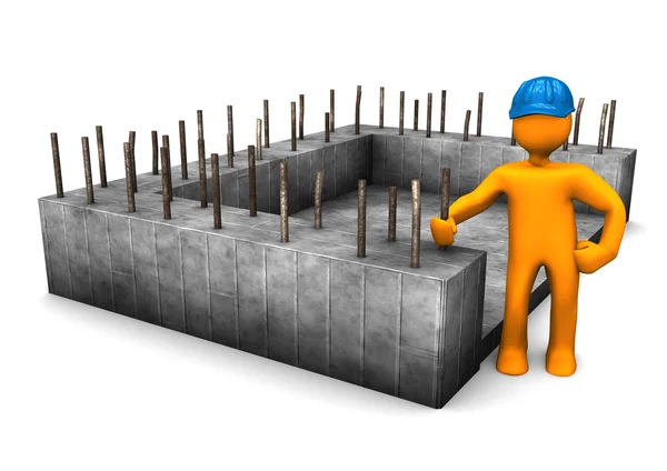 Foundation Civil Engineer — Stock Photo, Image