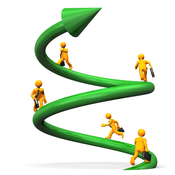 Helix To Success — Stock Photo, Image