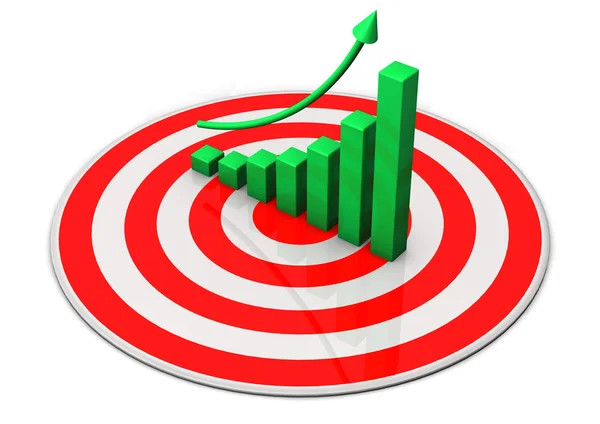Targe Green Chart — Zdjęcie stockowe