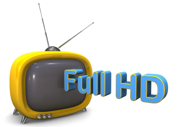 Full-HD-Fernseher — Stockfoto