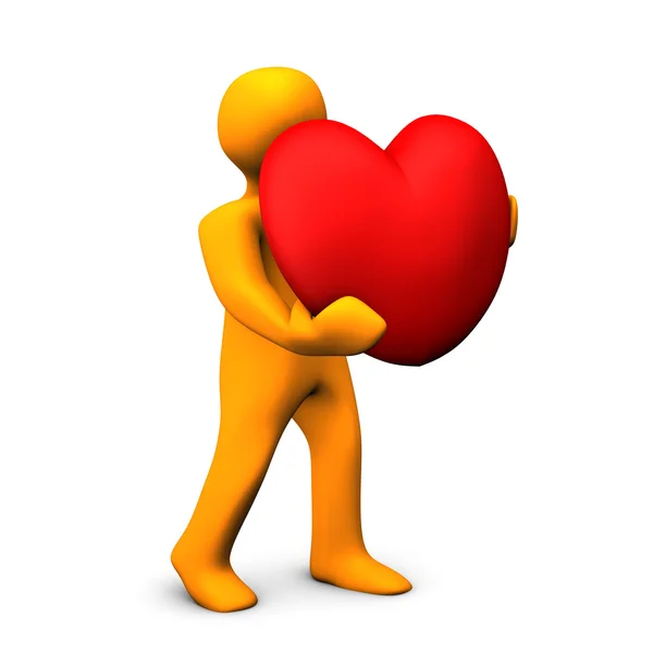 Red Heart — Stock Photo, Image