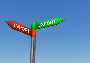 Directions Import Export clipart
