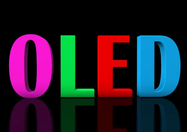 OLED — 图库照片