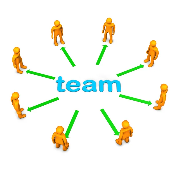 Team Circle — Stock Photo, Image