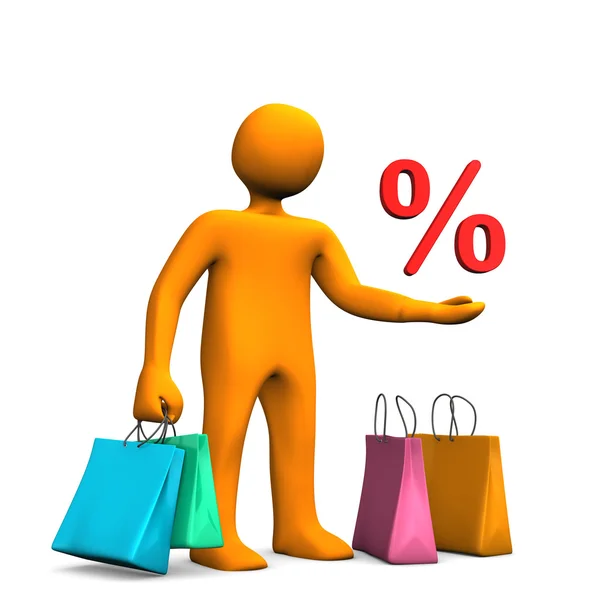 Shopping försäljning — Stockfoto