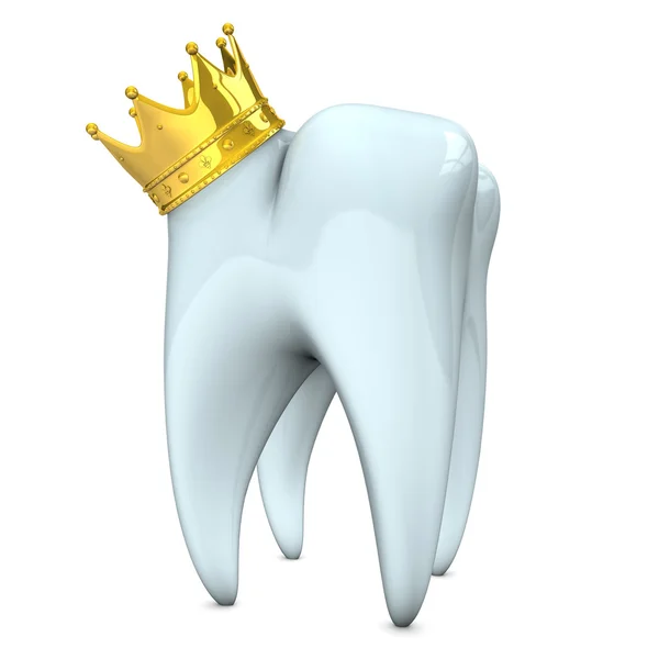 Зубная корона — стоковое фото