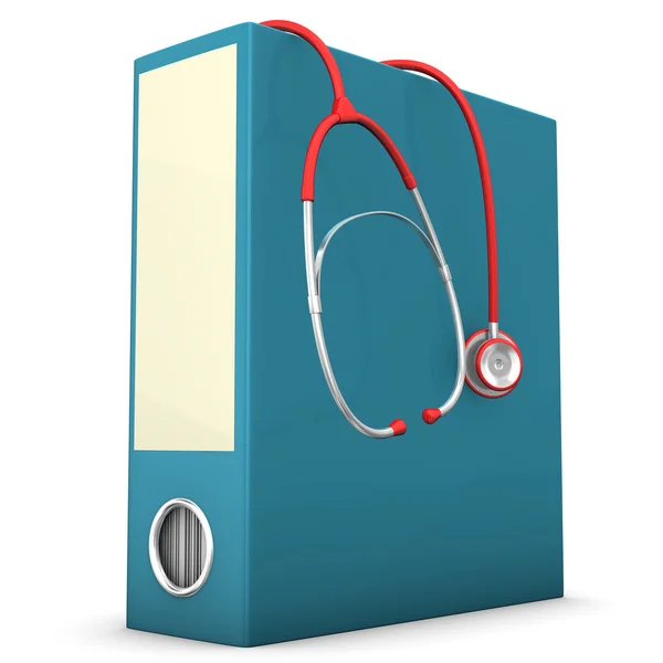 Stethoscope Folder — Stock Photo, Image
