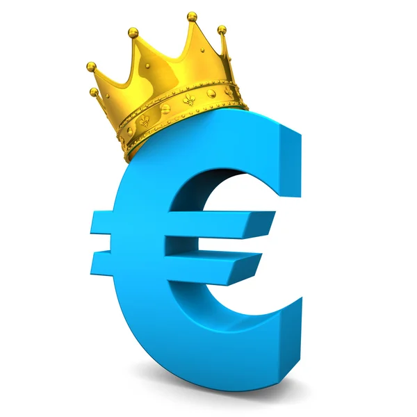 Euro gouden kroon — Stockfoto