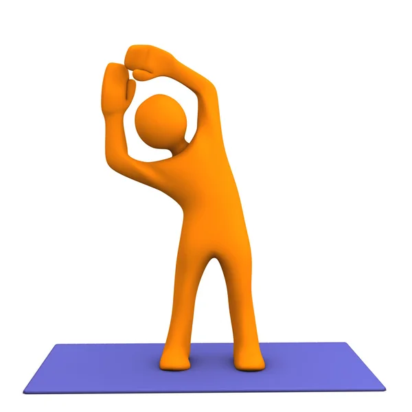 Stretching sport — Stockfoto