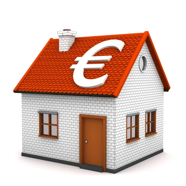 Huis euro — Stockfoto