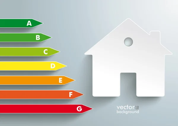 Kategorie Energieeffizienz im Haus — Stockvektor