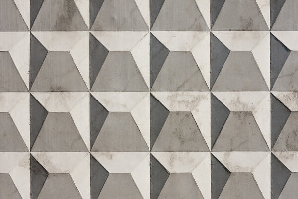 Textured concrete slab