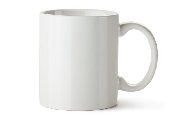 White ceramic mug