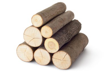 Heap of several logs clipart