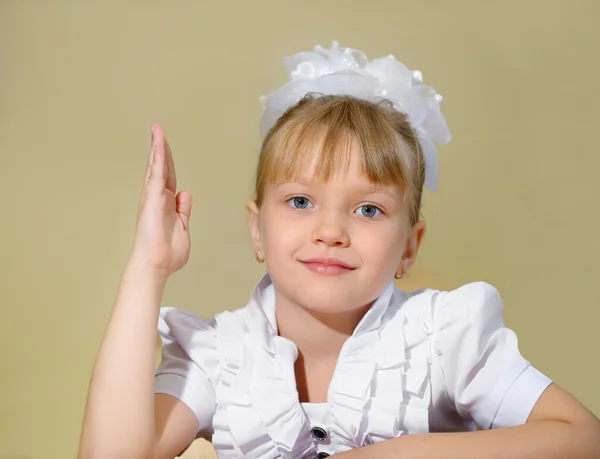 Criança escolar feliz — Fotografia de Stock