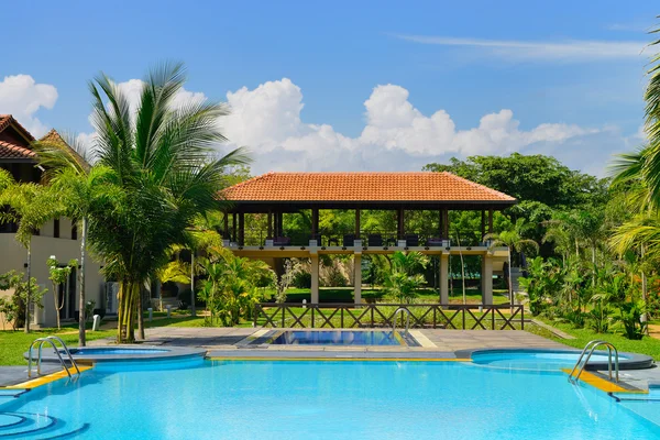 Pool in the hotel — Stock Photo, Image