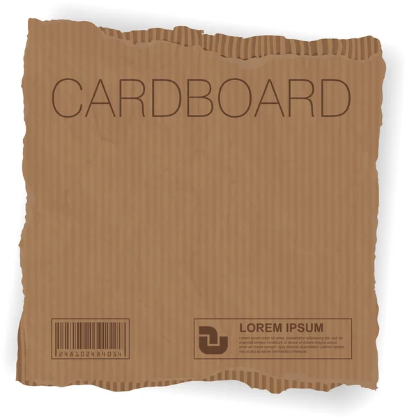 Cardboard vector texture — Stock Vector