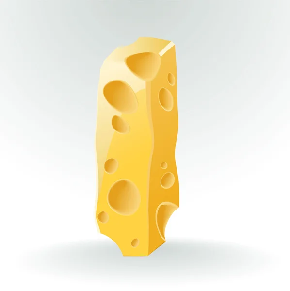 Cheese vector ABC. — Stock Vector