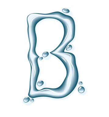 su mavi renk ve damla temizleyin.