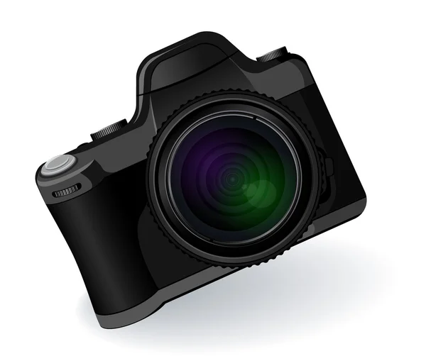 Professional photo camera. — Stock Vector