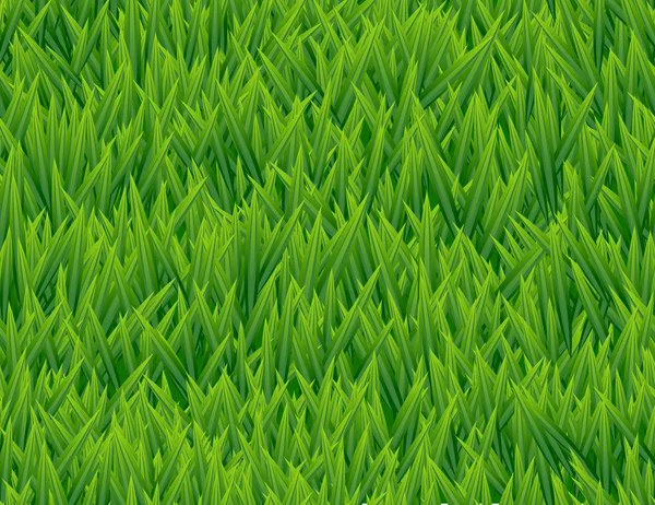 清新的鲜草无缝矢量模式. — 图库矢量图片