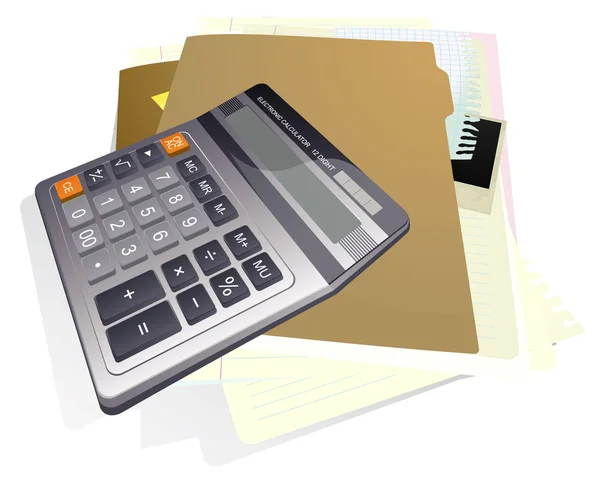 Business calculator. — Stock Vector