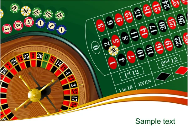 Roulette. — Stockvector