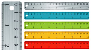 Rulers. clipart