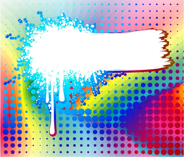 Rainbow spray. — Stock vektor