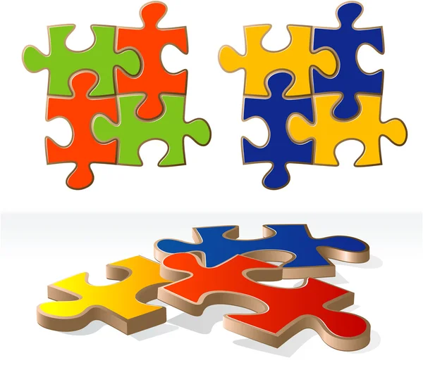 Puzzle. — Stock Vector