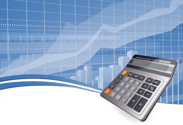 Business calculator. — Stock Vector