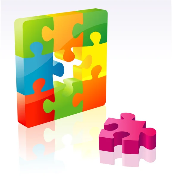 Puzzle. — Stock Vector