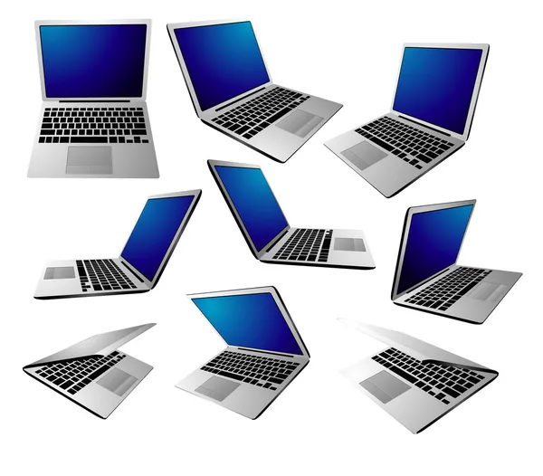 Nowoczesny laptop. — Wektor stockowy