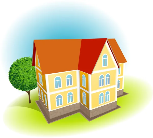 House. Vector. — Stock Vector