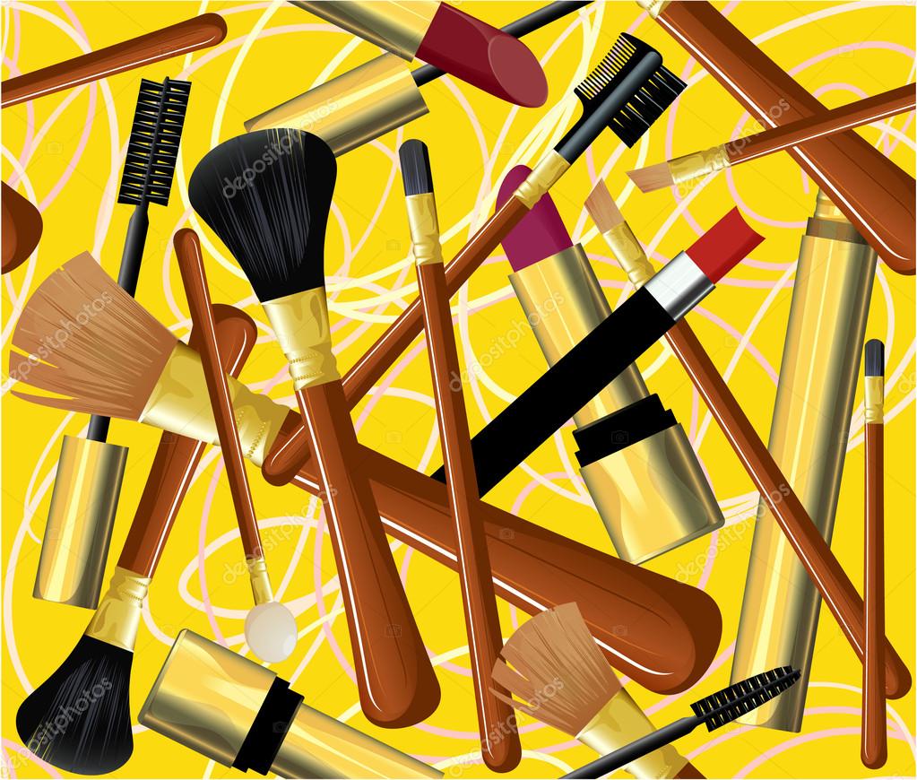 Cosmetic tools. Stock Vector by ©mustahtar 45148965