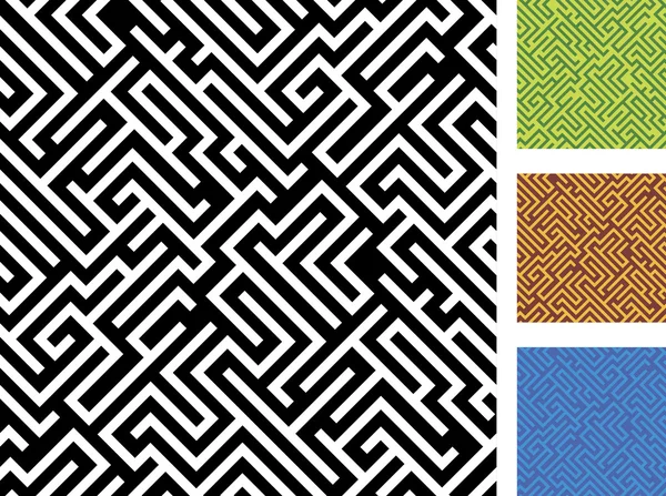 Labyrinthe sans couture . — Image vectorielle