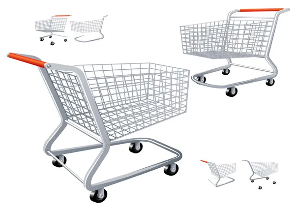 Carrito de compras. — Vector de stock