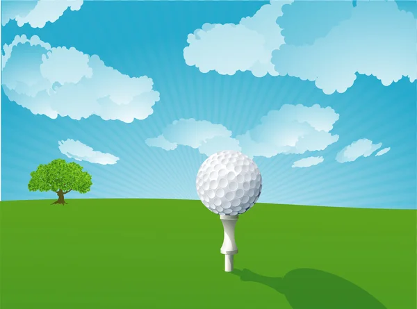 Golf. Vector. — Stock Vector
