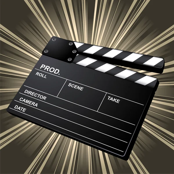 Film clapper conseil . — Image vectorielle