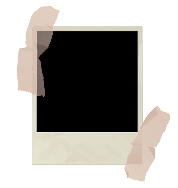 Instant photo film blank. — Stock Vector