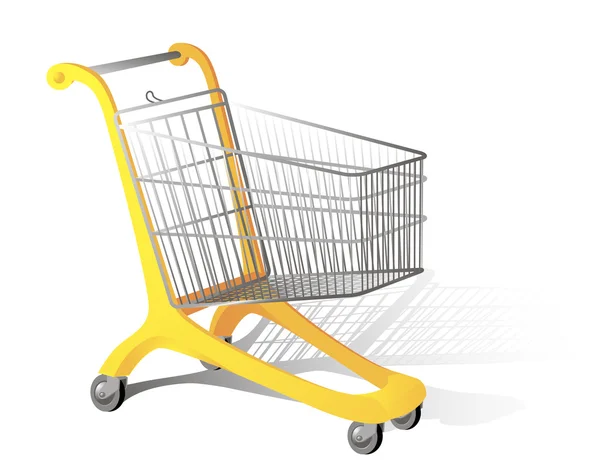 Supermarket cart. — Stock Vector