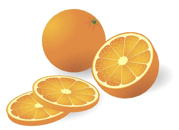 Laranja. — Vetor de Stock