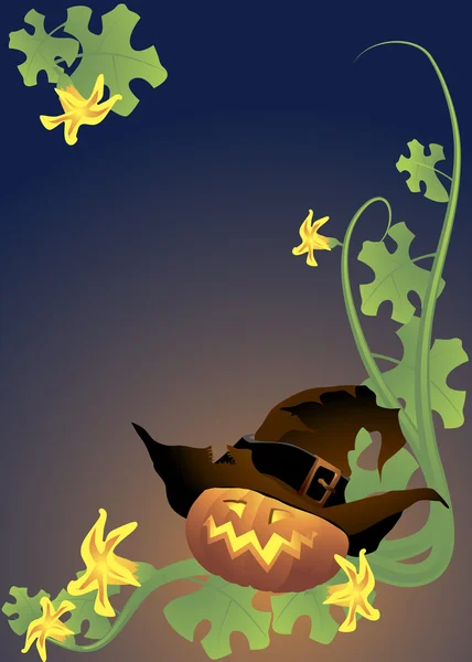 Хэллоуинская тыковка. — стоковый вектор
