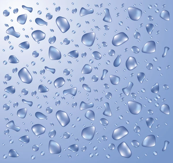 Dew drops vector background — Stock Vector