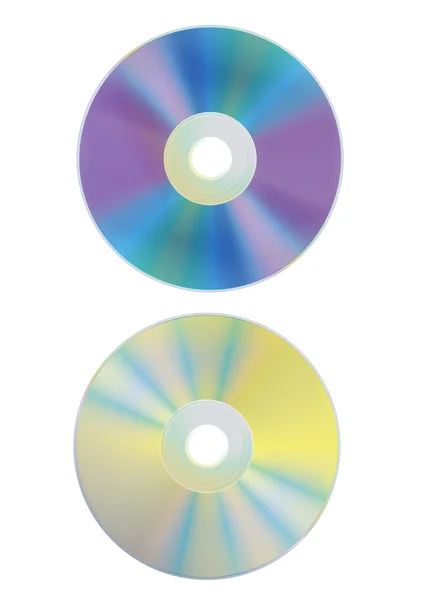 DVD és cd lemezek. — Stock Vector