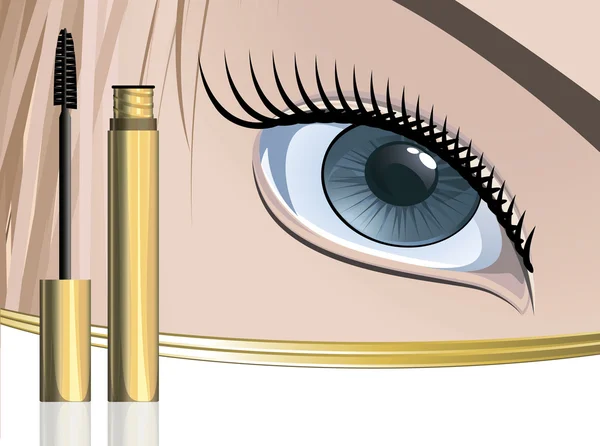 Mascara. — Vettoriale Stock