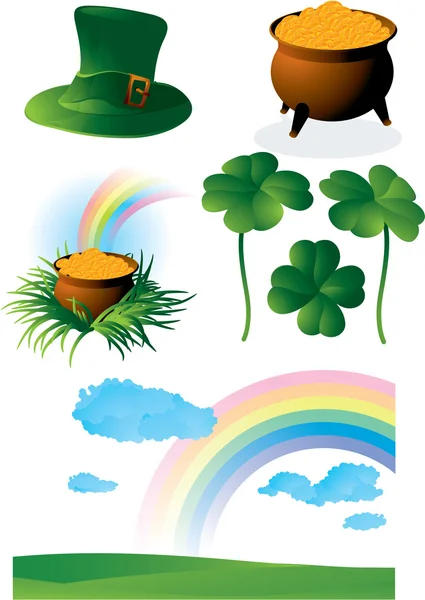 St. Patrick de vector set — Stockvector