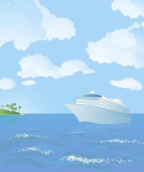 Crucero. — Vector de stock