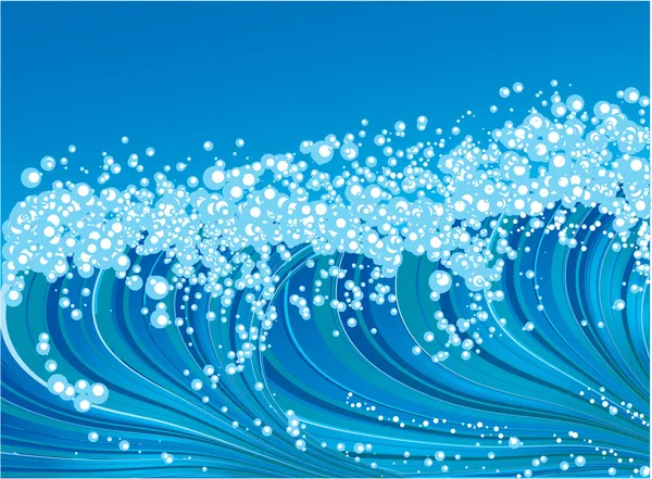 The wave. — Stock Vector